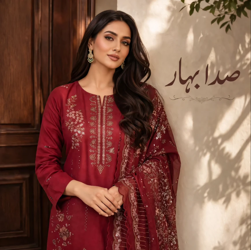 Sadabahar Collection — Tradition, Redefined. 🌸
Deep crimson. Gold thread embroidery. Timeless grace.
✨ Bana Doria Embroidered Lawn Shirt
✨ Heavy Embroidered Bamber Dupatta
✨ Plain Dyed Trouser
Built for the woman who never goes unnoticed.
🛒 Order Now: delayaclothing.com
🔖 SKU: DEL-130 | Nationwide Delivery Available
#Delaya #DelayaClothing #Sadabahar #PakistaniFashion #EmbroideredLawn LawnCollection2026 MaroonOutfit NewArrival PakistaniDresses OnlineShopping DEL130 delayaclothingcom
2w